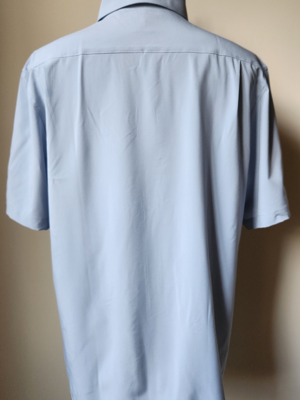 7 Diamonds Mens Grant Solid Stretch Performance Short Sleeve Shirt XXL NWT Blue - Picture 3 of 11
